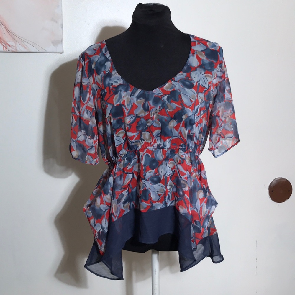 BCBG generation peplum top size L